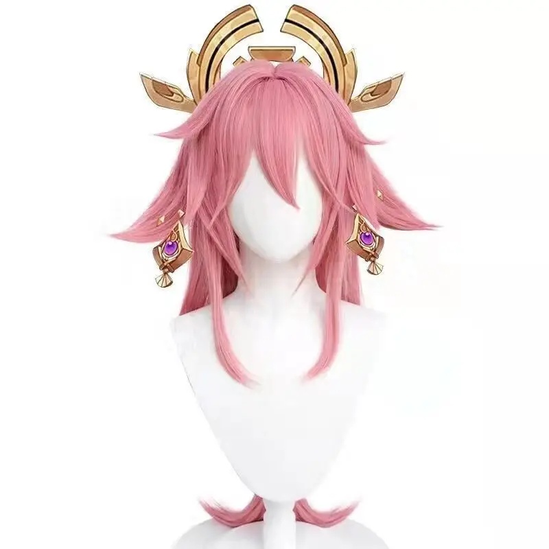 Resistance Band - s;3,v'6.b/7\Cosplay Yae Miko Synthetic Long Straight