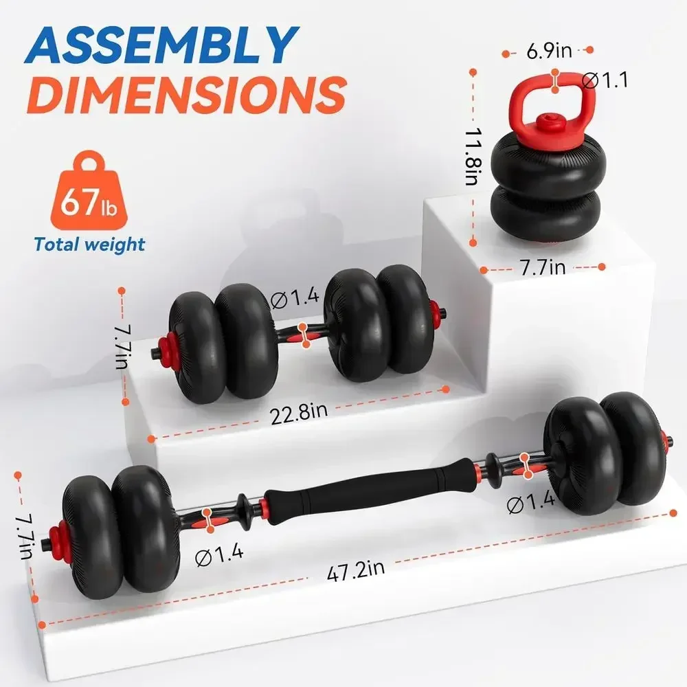 Adjustable Dumbbell Set with P - Dumbbell Set recension och pris