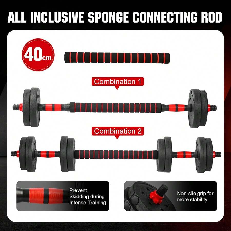 22lbs Free Weight Set With Con - Dumbbell Set recension och pris