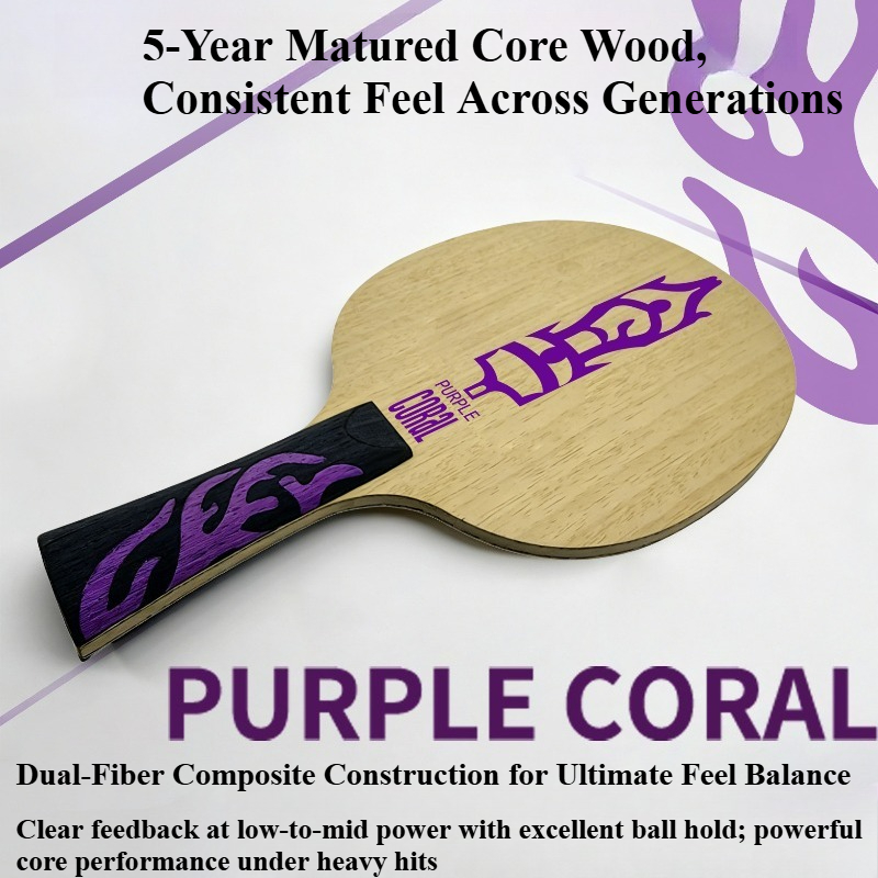 Meteor Purple Coral Table Tenn - Tennis Racket recension och pris