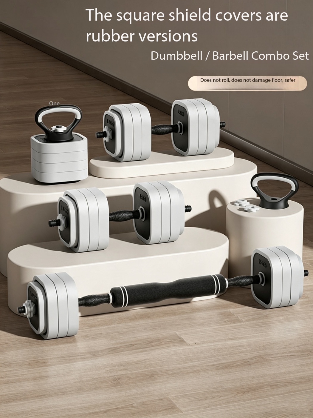 Adjustable 4 in 1 Home Gym Fit - Dumbbell Set recension och pris