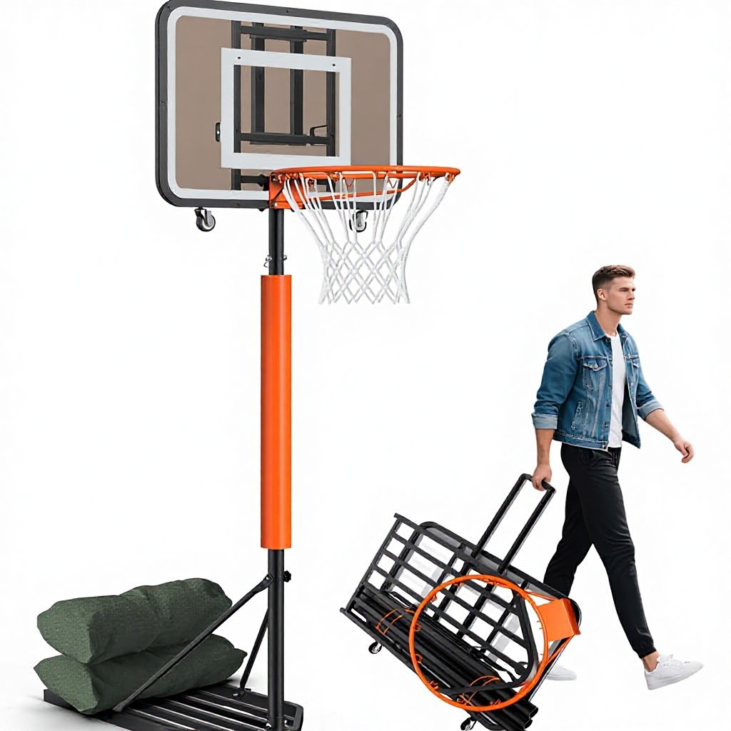 Adjustable Portable Basketball - Basketball Hoop recension och pris