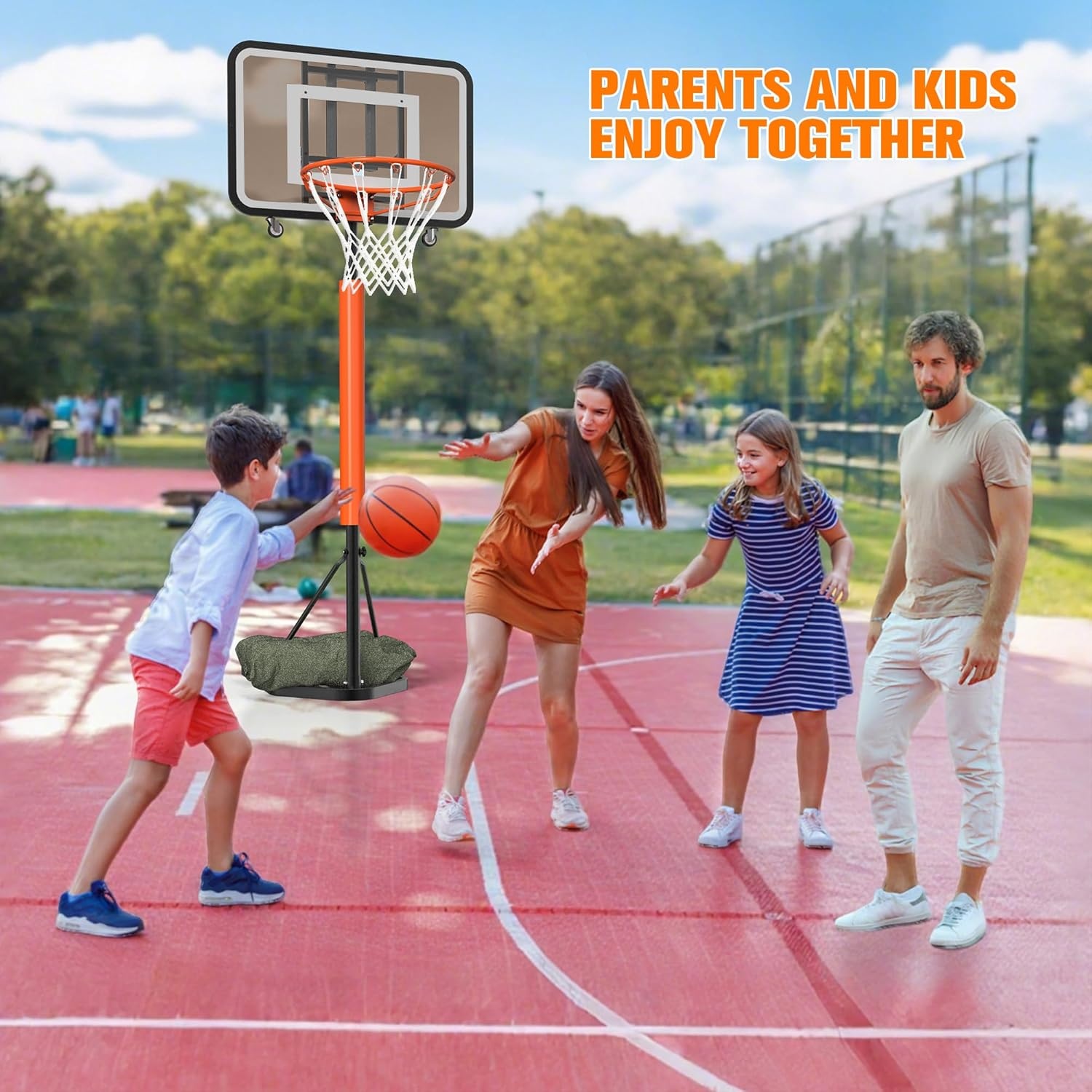 Adjustable Portable Basketball - Basketball Hoop recension och pris