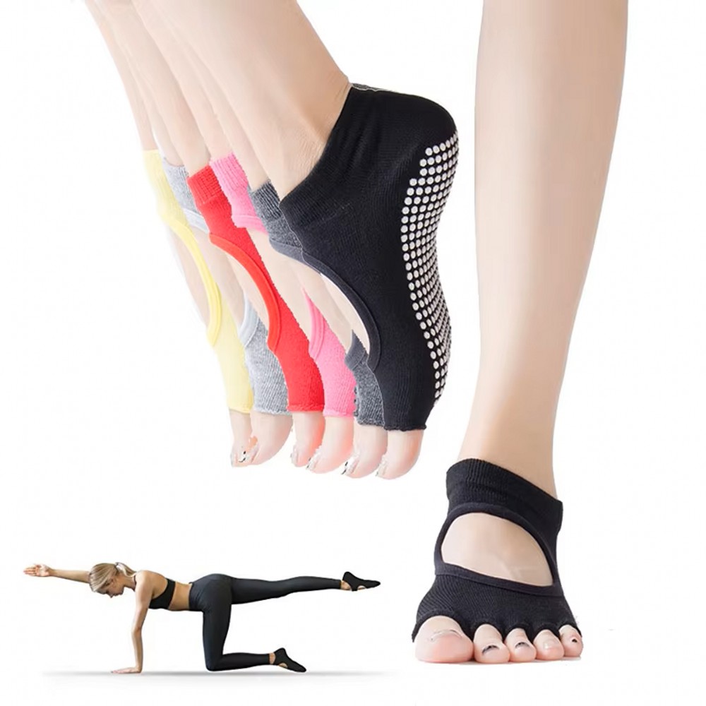Backless Five Toe Yoga Socks O - Yoga Mat recension och pris