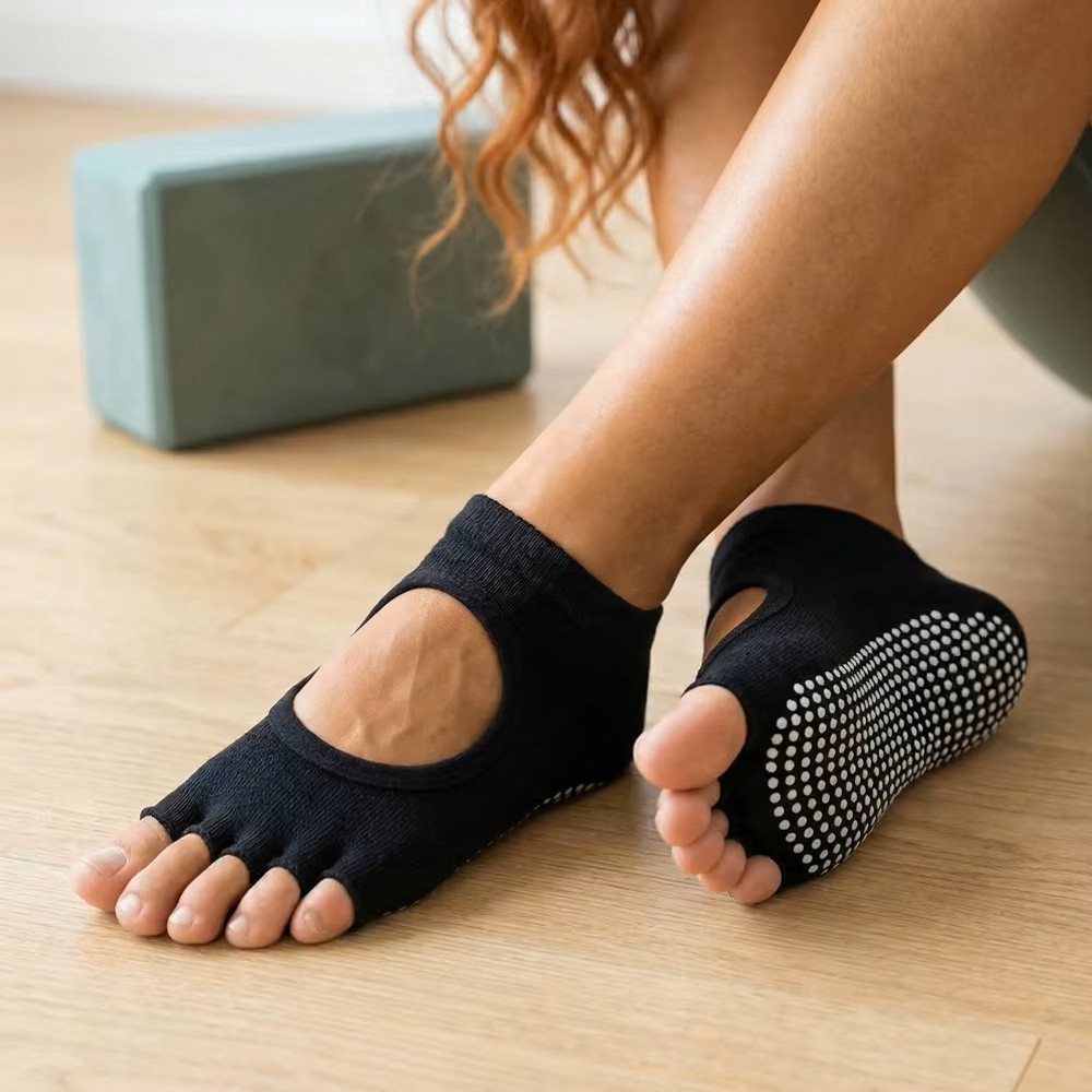 Backless Five Toe Yoga Socks O - Yoga Mat recension och pris